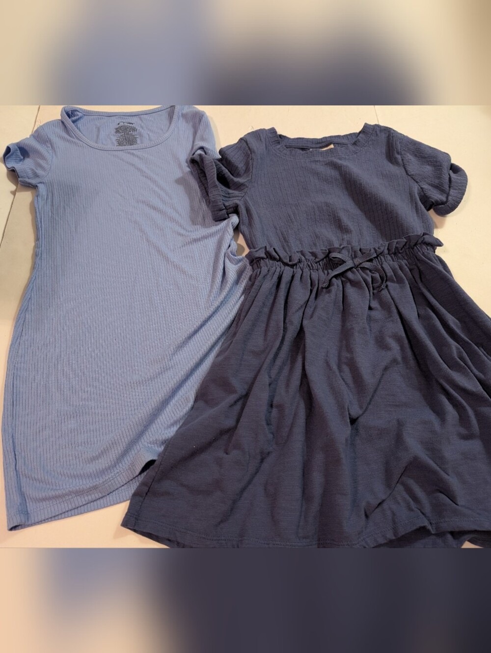 Art Class, Cat & Jack Girls Ribbed Short-Sleeve Dresses Sz 8